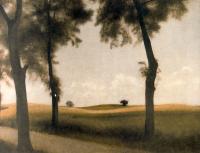 Vilhelm Hammershoi - The Rowan Avenue at Snekkersten